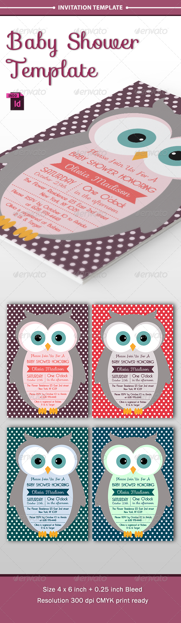 GraphicRiver Baby Shower Template Vol 7 8565145 GraphicRiver Baby Shower Template Vol 7 8565145