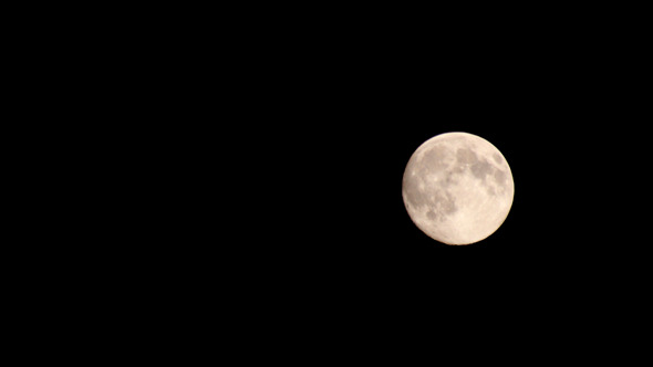 Full Moon Moving Across Night Sky Full Moon Moving Across Night Sky