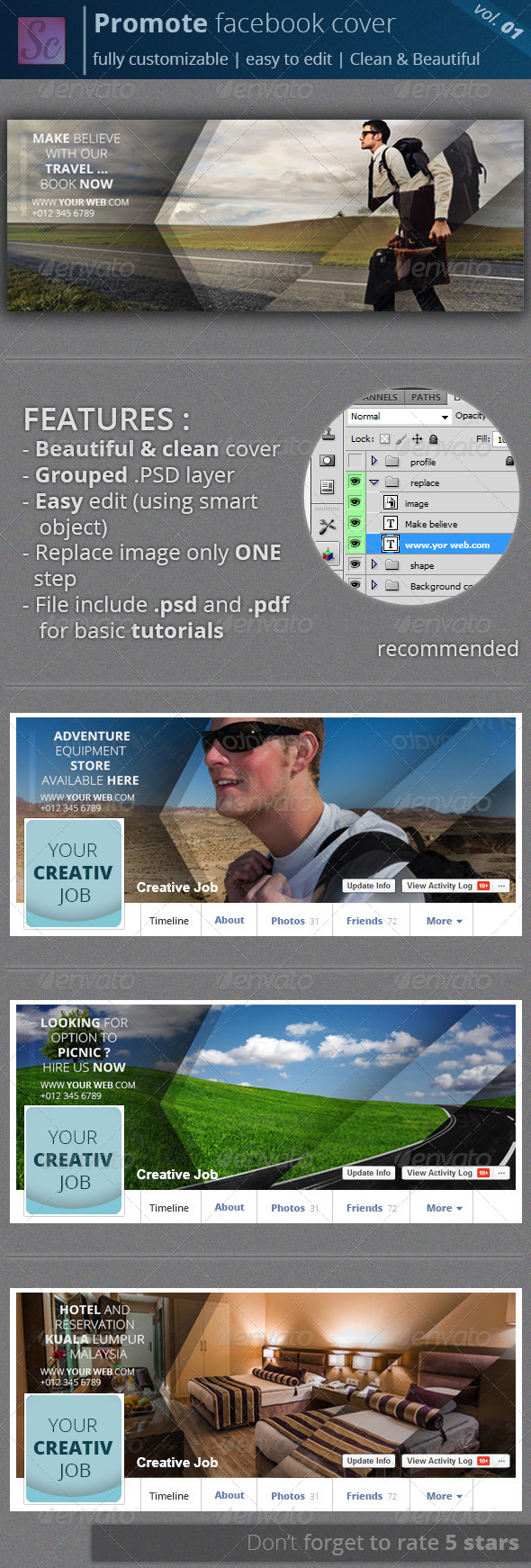 GraphicRiver Promote Facebook Cover Vol.01 8565359 GraphicRiver Promote Facebook Cover Vol.01 8565359