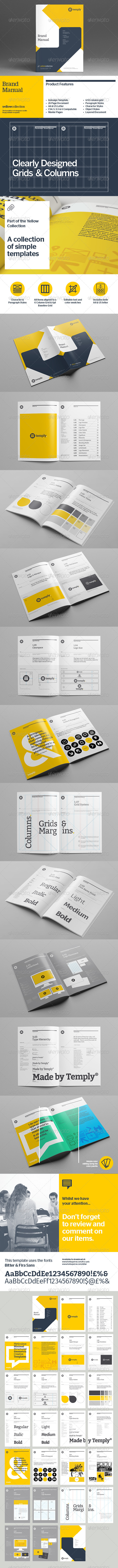 GraphicRiver Brand Manual Template 8536178 GraphicRiver Brand Manual Template 8536178