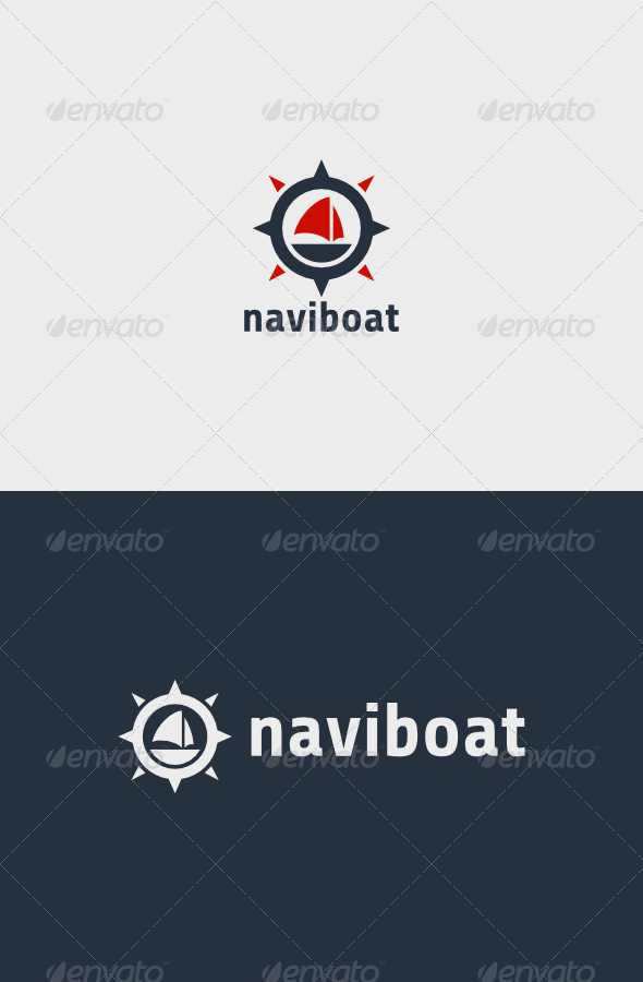 GraphicRiver Navigation Boat Logo 8565562 GraphicRiver Navigation Boat Logo 8565562