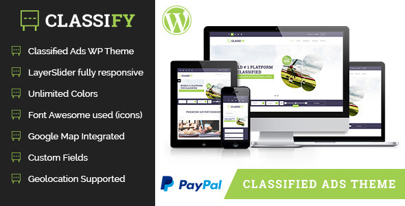 Classify - Classified Ads WordPress Theme - Directory & Listings Corporate