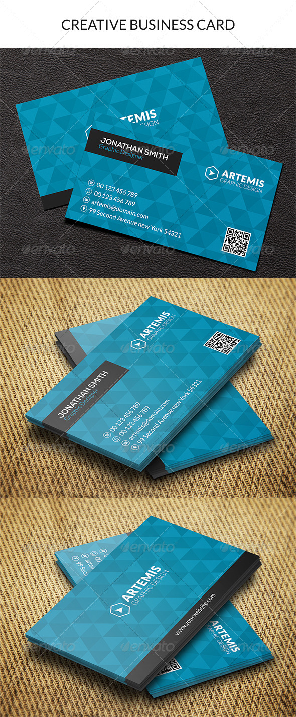 GraphicRiver Creative Business Card 8565674 GraphicRiver Creative Business Card 8565674