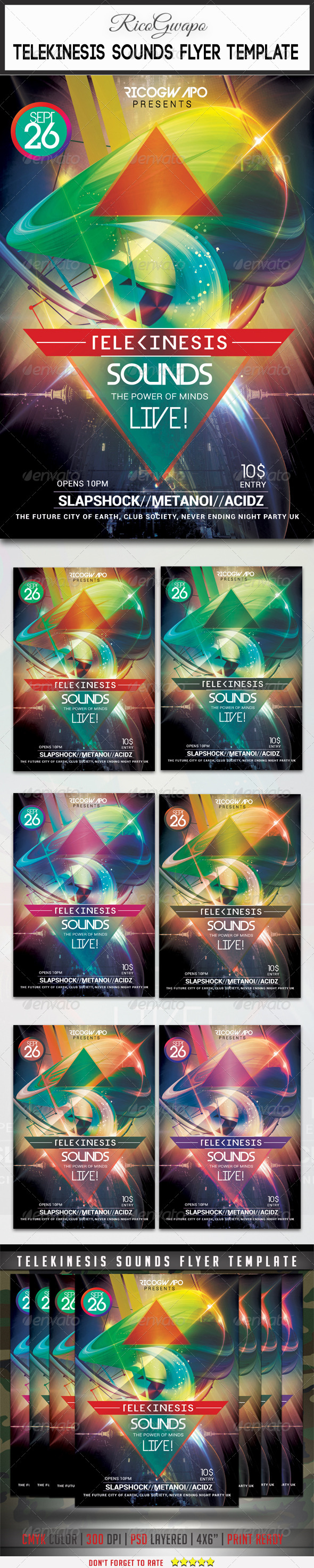 GraphicRiver Telekinesis Sounds Flyer Template 8565732 GraphicRiver Telekinesis Sounds Flyer Template 8565732