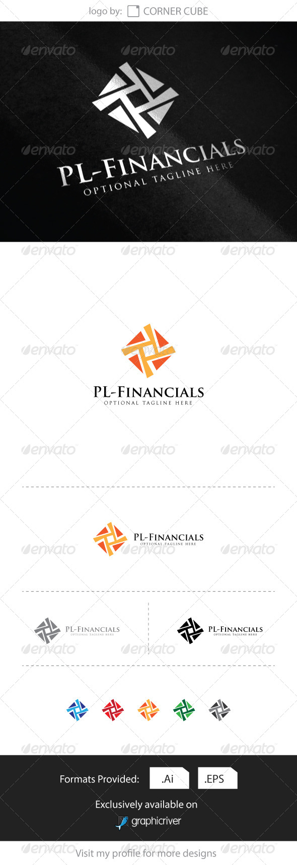 GraphicRiver PL-Financials Logo 8565761 GraphicRiver PL-Financials Logo 8565761