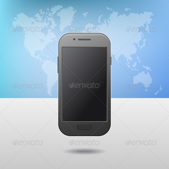 GraphicRiver Template with Touchscreen Mobile Phone Device 8565970 GraphicRiver Template with Touchscreen Mobile Phone Device 8565970