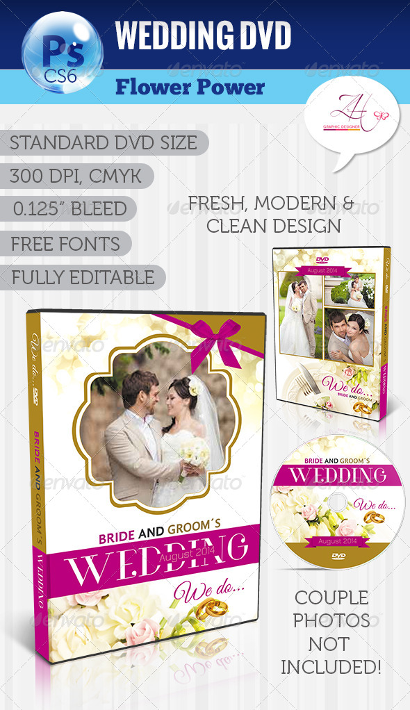 GraphicRiver Flower Power Wedding DVD 8565981 GraphicRiver Flower Power Wedding DVD 8565981
