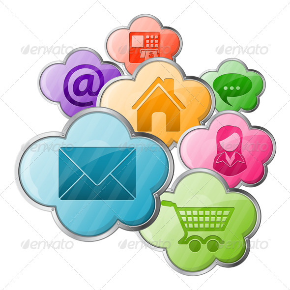 GraphicRiver Online Shopping & Cloud Computing Concept 8566081 GraphicRiver Online Shopping & Cloud Computing Concept 8566081