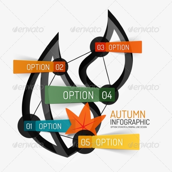 Autumn Option Infographic Banner (Seasons)