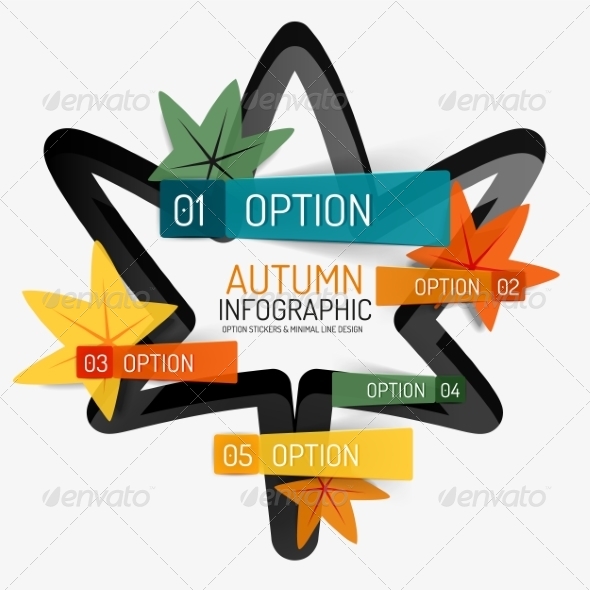 Autumn Option Infographic Banner (Seasons)