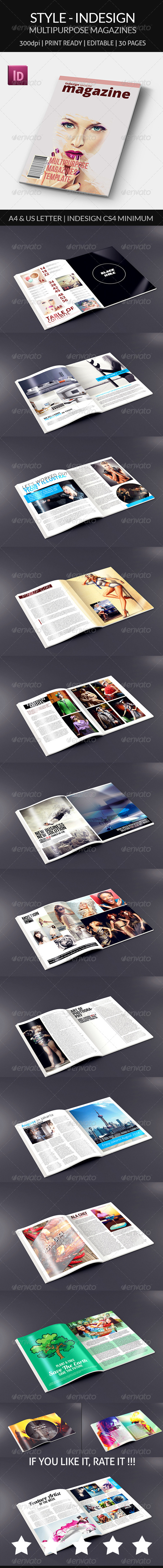GraphicRiver Style Indesign Magazine Template 8566633 GraphicRiver Style Indesign Magazine Template 8566633
