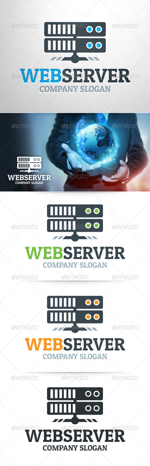 GraphicRiver Web Server Logo Template 8566673 GraphicRiver Web Server Logo Template 8566673