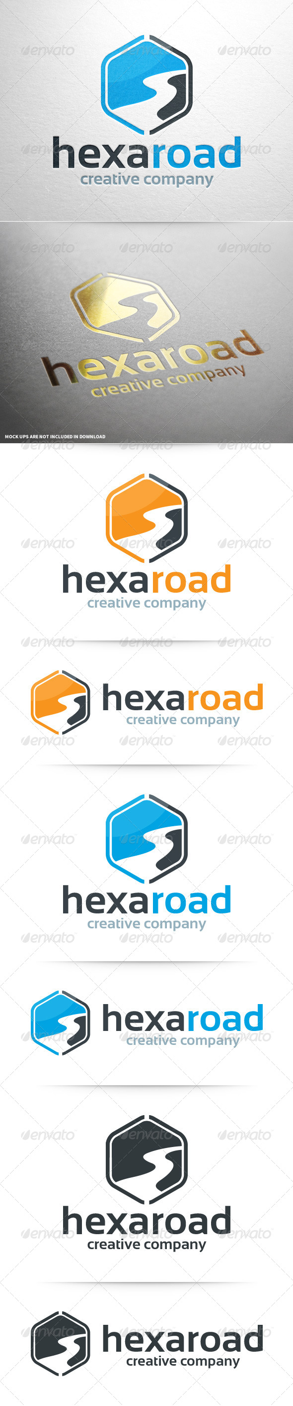 GraphicRiver Hexa Road Logo Template 8567032 GraphicRiver Hexa Road Logo Template 8567032