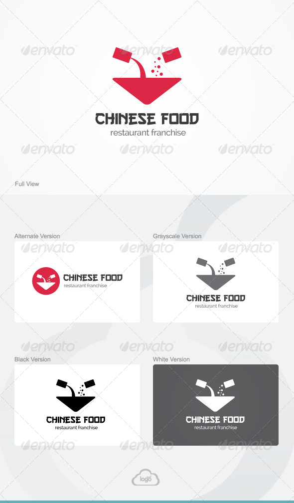 Chinese Food Logo Template