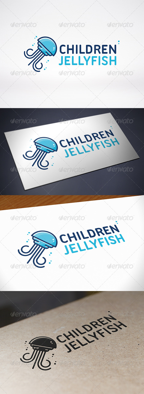 GraphicRiver Jellyfish Logo Template 8568607 GraphicRiver Jellyfish Logo Template 8568607