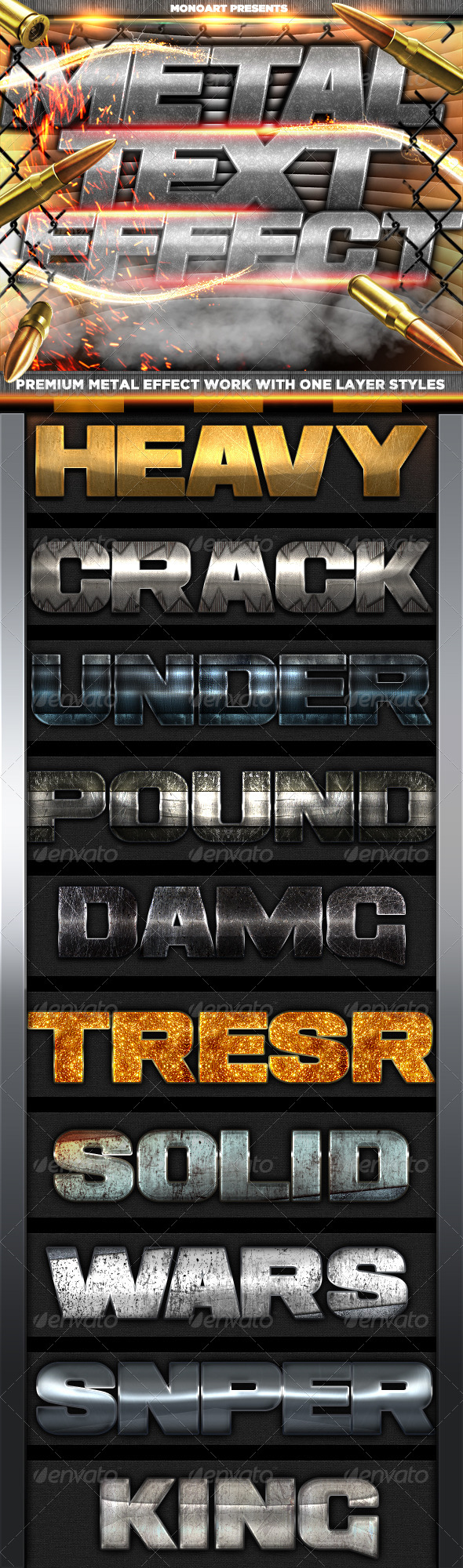 GraphicRiver Metal Styles 8570822 GraphicRiver Metal Styles 8570822