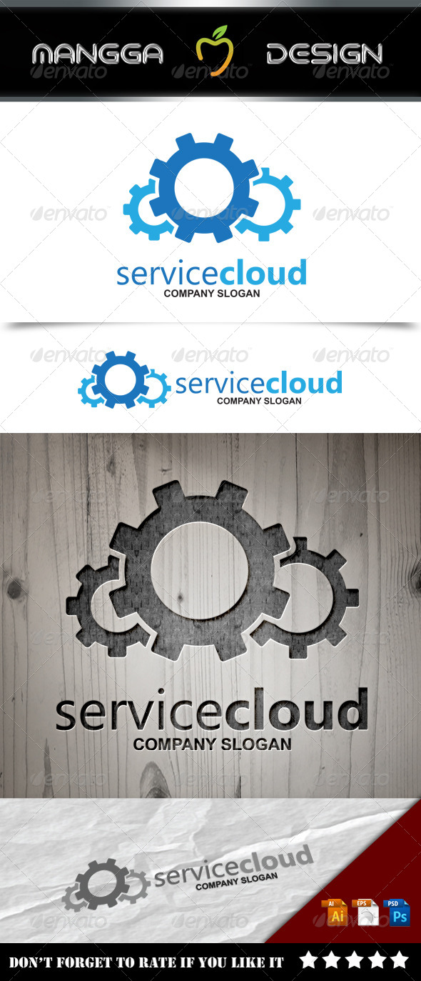 GraphicRiver Service Cloud Logo 8574736 GraphicRiver Service Cloud Logo 8574736