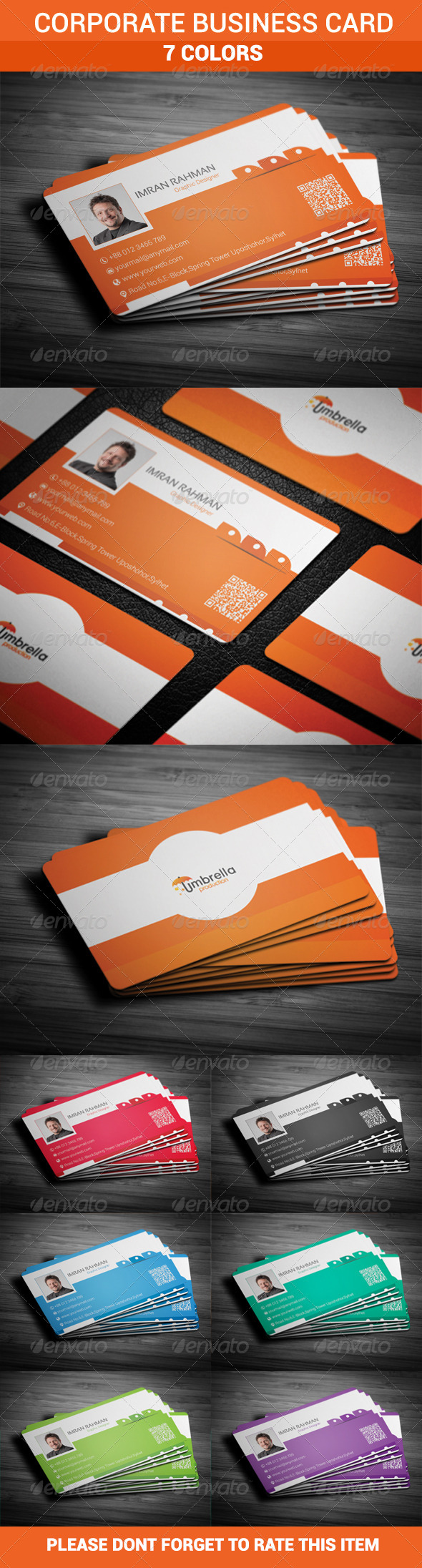 GraphicRiver 7 Colors Corporate Business Card 8564798 GraphicRiver 7 Colors Corporate Business Card 8564798