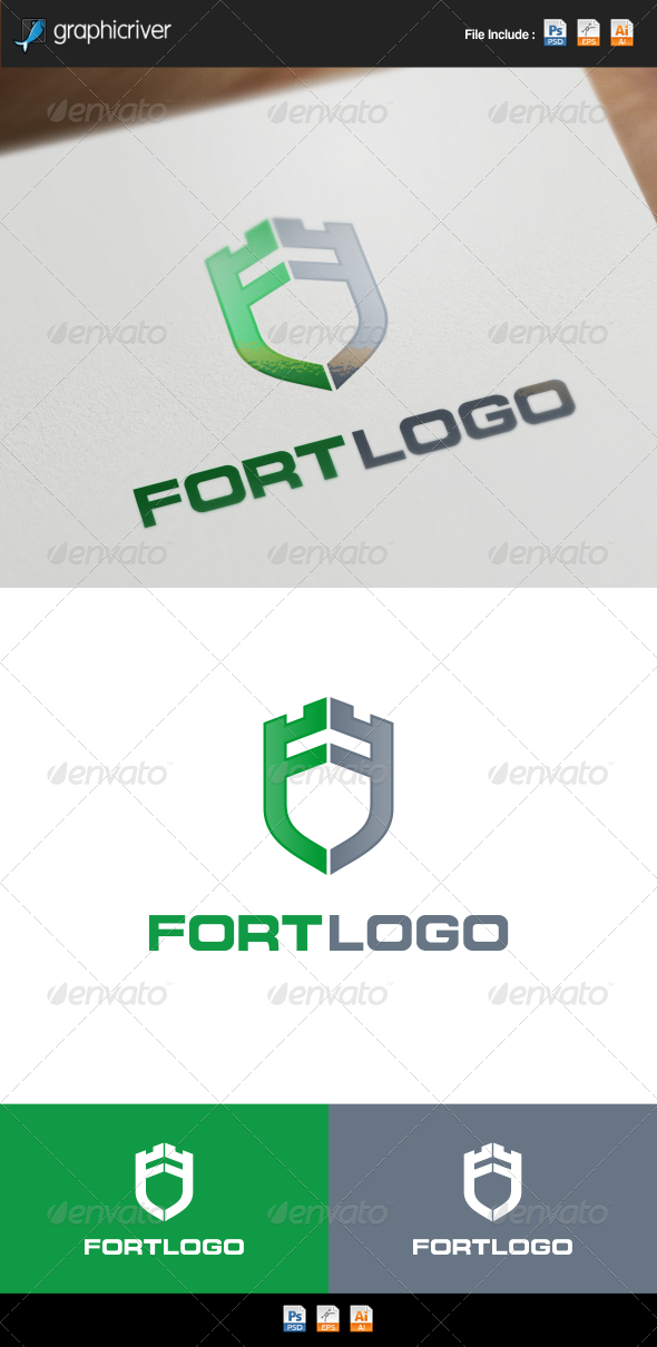 GraphicRiver Fort Castle Letter F 8569232 GraphicRiver Fort Castle Letter F 8569232