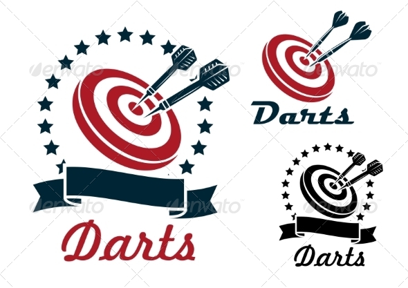 GraphicRiver Darts Sporting Symbols and Emblems 8576036 GraphicRiver Darts Sporting Symbols and Emblems 8576036