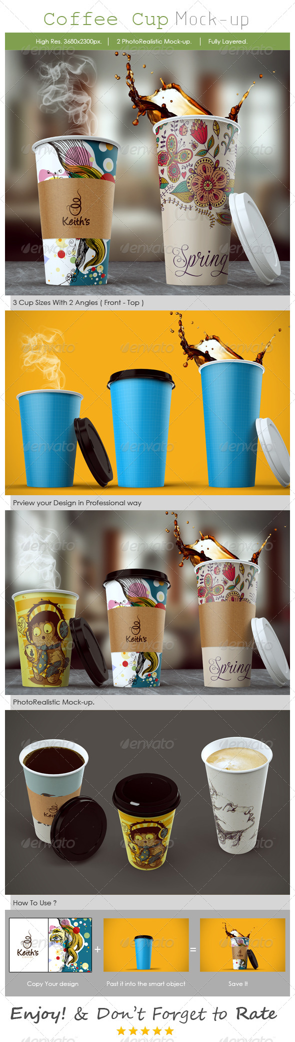 GraphicRiver Coffee Cup Mockup 8576094 GraphicRiver Coffee Cup Mockup 8576094