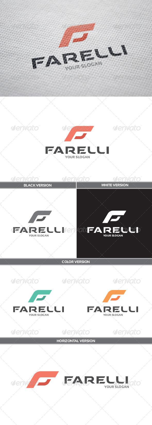 GraphicRiver Farelli Logo 8576283 GraphicRiver Farelli Logo 8576283