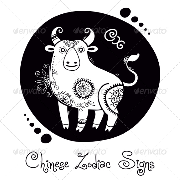 GraphicRiver Ox Chinese Zodiac Sign 8576430 GraphicRiver Ox Chinese Zodiac Sign 8576430
