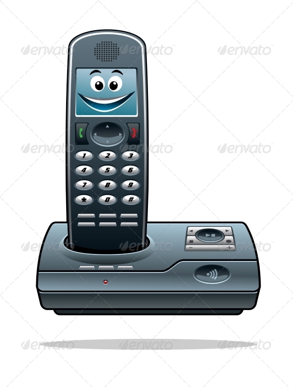 GraphicRiver Cordless Telephone 8576454 GraphicRiver Cordless Telephone 8576454