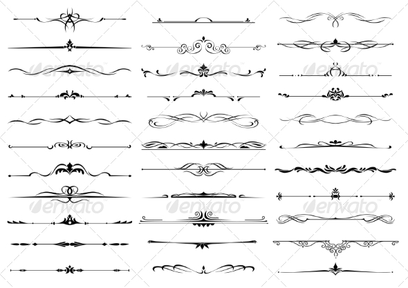 GraphicRiver Borders and Dividers Decorative Ornate Elements 8578207 GraphicRiver Borders and Dividers Decorative Ornate Elements 8578207