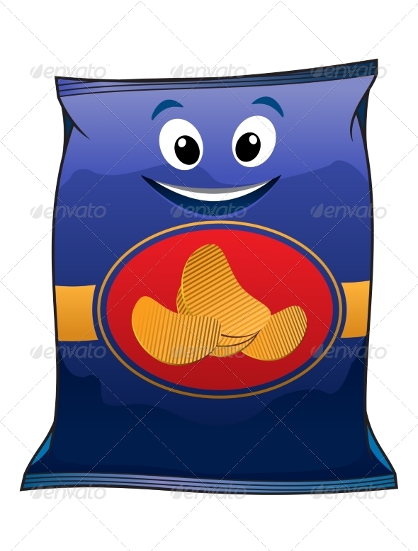 Cartoon Potato Chips | GraphicRiver