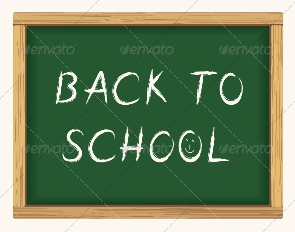 GraphicRiver Back to School Blackboard Poster 8582911 GraphicRiver Back to School Blackboard Poster 8582911
