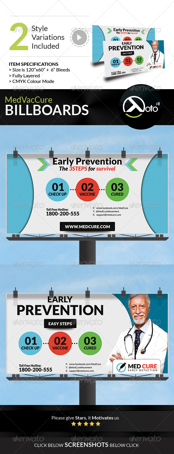 GraphicRiver Med Vac Cure Health Care Billboard Signages 8583724 GraphicRiver Med Vac Cure Health Care Billboard Signages 8583724