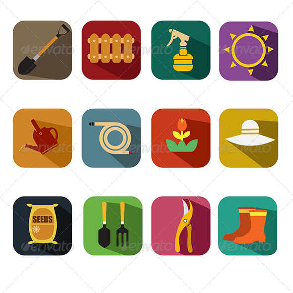 Gardening Icons (Objects)