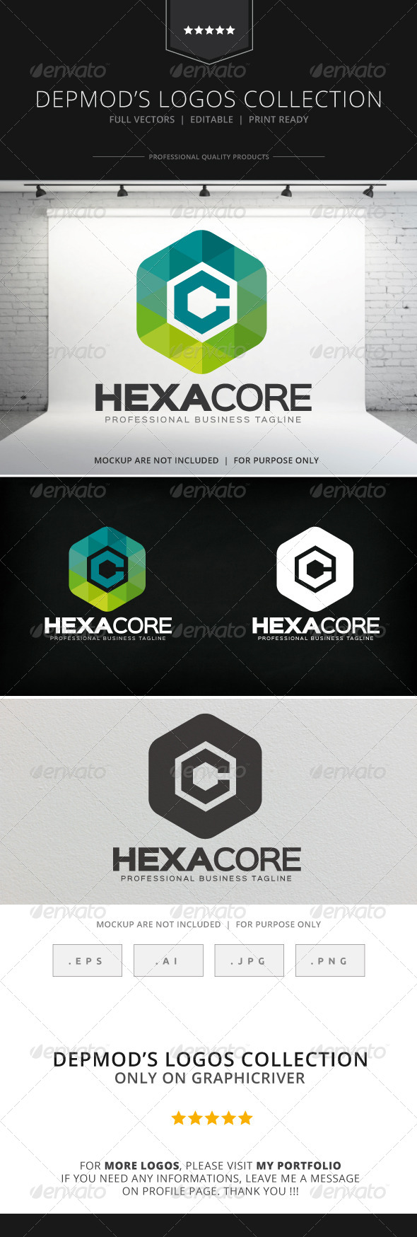 GraphicRiver Hexa Core Logo 8585188 GraphicRiver Hexa Core Logo 8585188