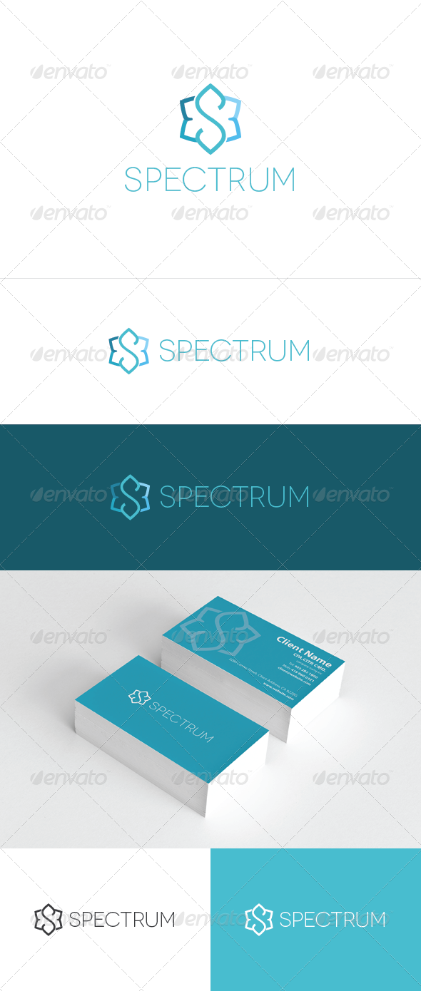 GraphicRiver S Spectrum Logo 8585674 GraphicRiver S Spectrum Logo 8585674