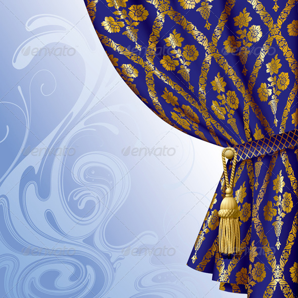 Blue Drape (Backgrounds)