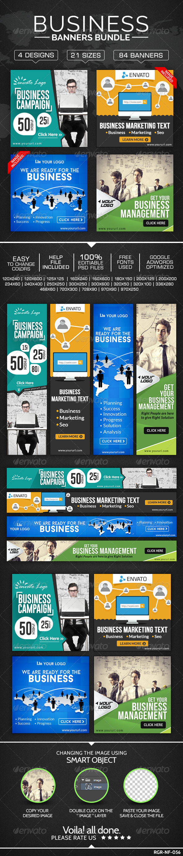 GraphicRiver Business Banners Bundle 4 Sets 8585814 GraphicRiver Business Banners Bundle 4 Sets 8585814