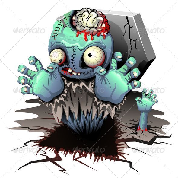 Zombie Monster Cartoon Doll Zombie Monster Cartoon Doll