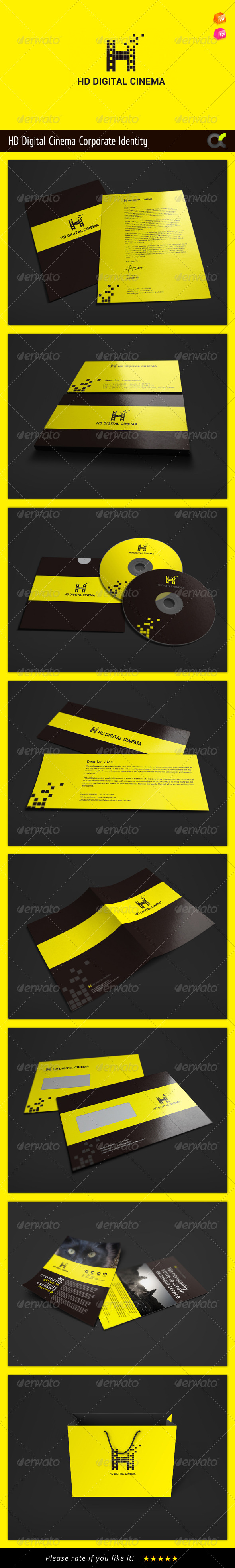 GraphicRiver HD Digital Cinema Corporate Identity 8586121 GraphicRiver HD Digital Cinema Corporate Identity 8586121