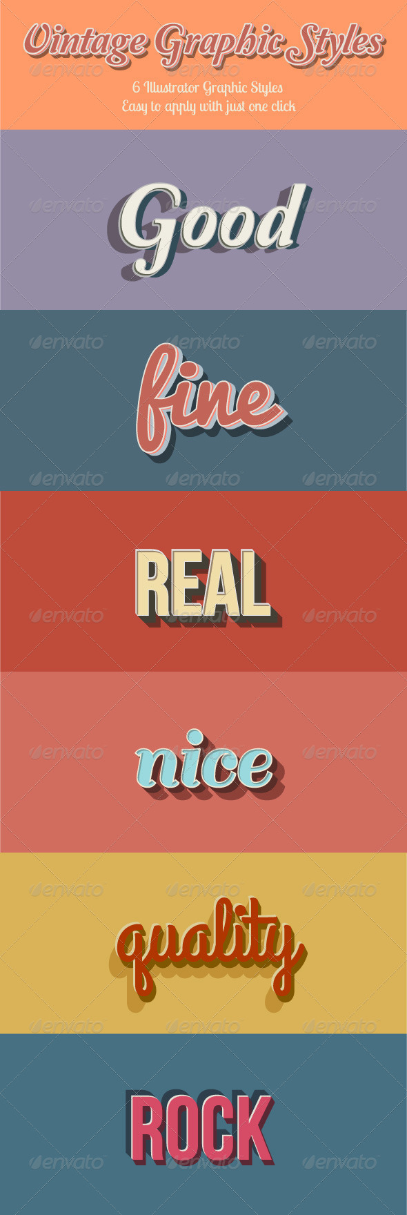 GraphicRiver Vintage Graphic Styles 8586146 GraphicRiver Vintage Graphic Styles 8586146