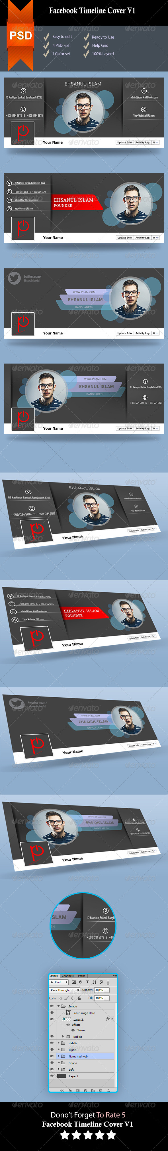 GraphicRiver Facebook Timeline Cover V1 8586460 GraphicRiver Facebook Timeline Cover V1 8586460