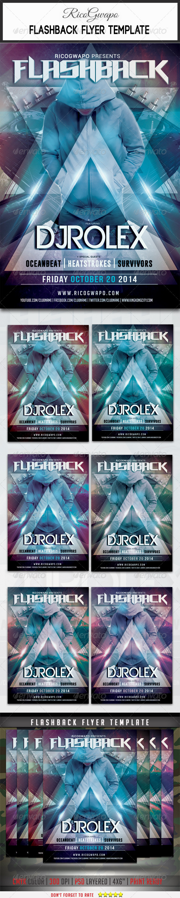 GraphicRiver Flash Back Flyer Template 8586477 GraphicRiver Flash Back Flyer Template 8586477