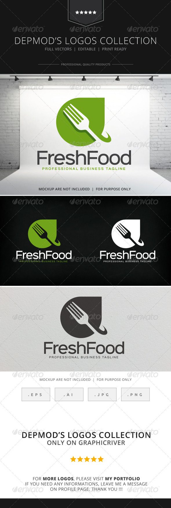 GraphicRiver Fresh Food Logo 8587785 GraphicRiver Fresh Food Logo 8587785