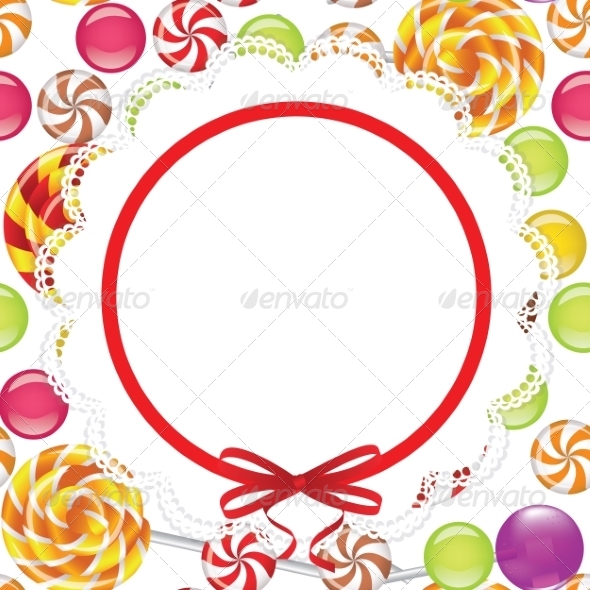 GraphicRiver Candies Card 8587890 GraphicRiver Candies Card 8587890