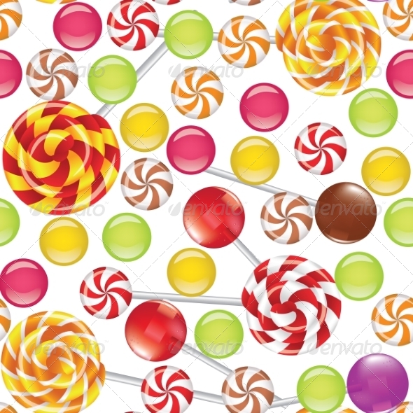 GraphicRiver Candies Seamless Background 8588009 GraphicRiver Candies Seamless Background 8588009