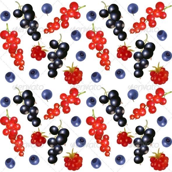 GraphicRiver Seamless Background with Berries 8588038 GraphicRiver Seamless Background with Berries 8588038