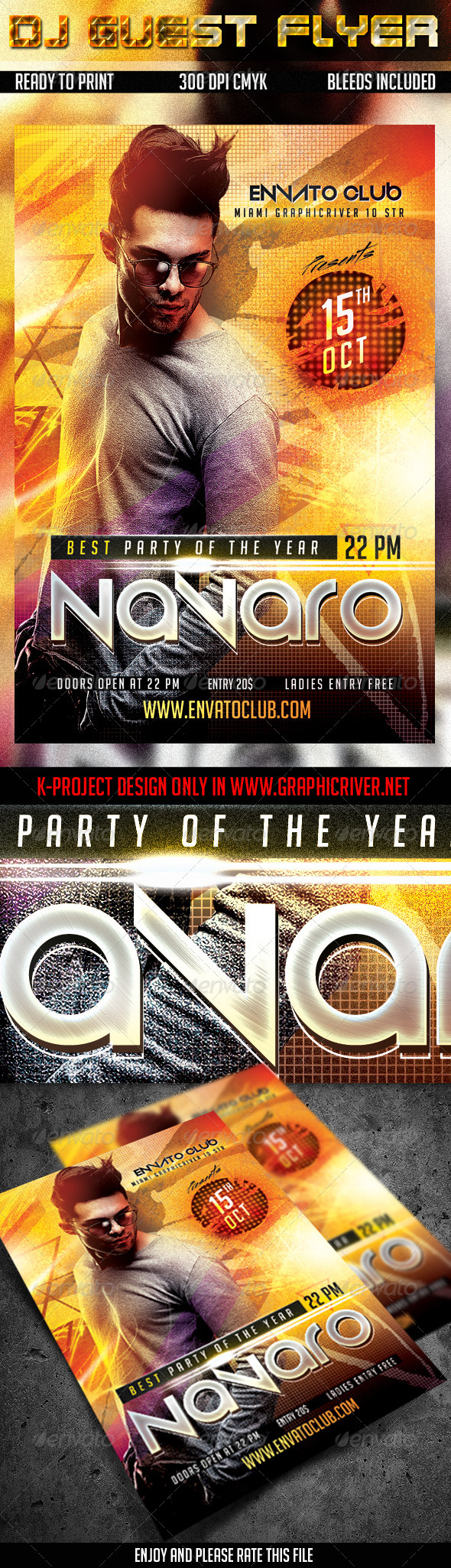 GraphicRiver DJ Guest Flyer 8588049 GraphicRiver DJ Guest Flyer 8588049