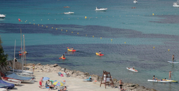 In The Beach With Kayak In The Beach With Kayak