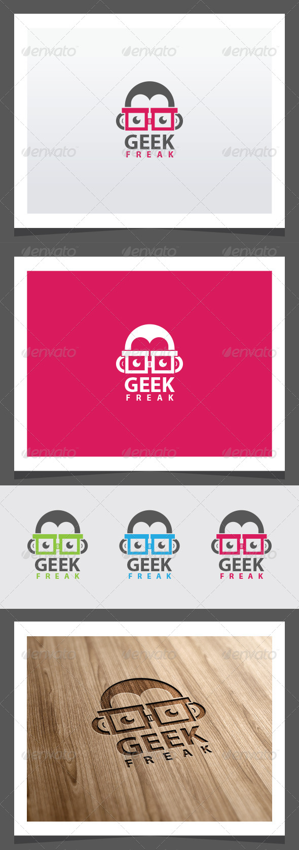 GraphicRiver Geek Freak Logo Template 8588869 GraphicRiver Geek Freak Logo Template 8588869