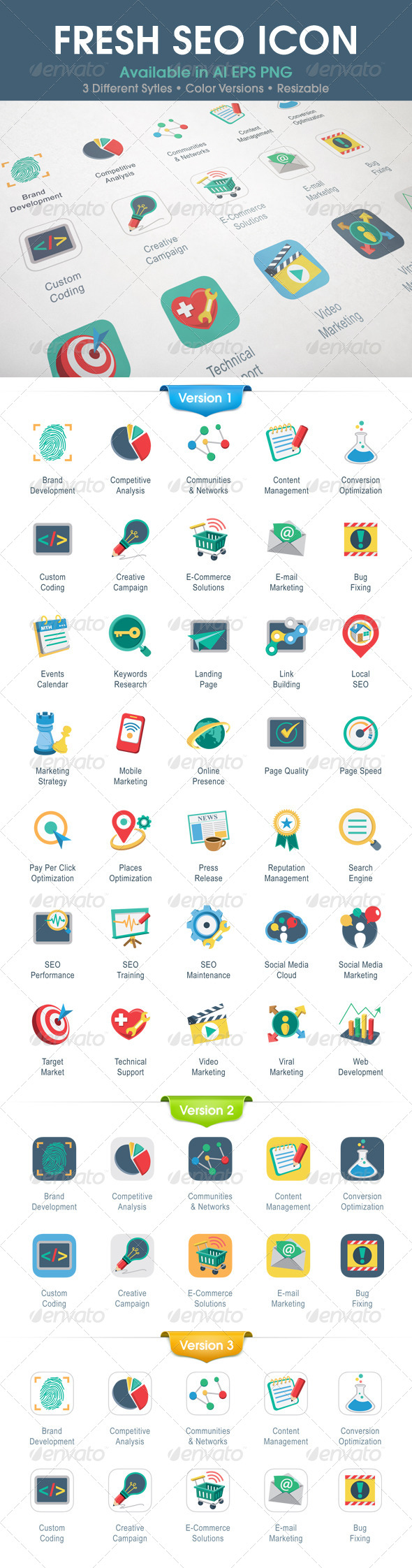 GraphicRiver Fresh SEO Icons 8589195 GraphicRiver Fresh SEO Icons 8589195